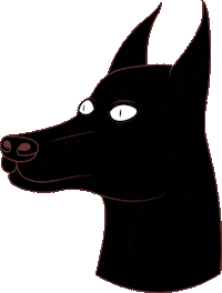 X Ray Dog Sticker by NJoe