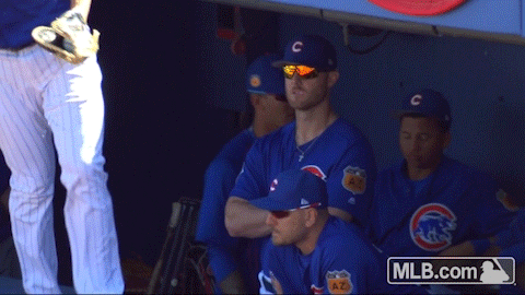 kris staring GIF by MLB