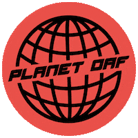 Planet Oaf Sticker by Lazy Oaf