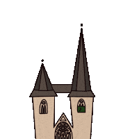 Clock Dom Sticker by stadt_halberstadt