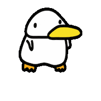 Duck Sticker by CHEBLO