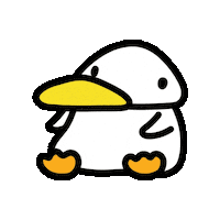 Duck Sticker by CHEBLO