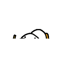 Duck Sticker by CHEBLO
