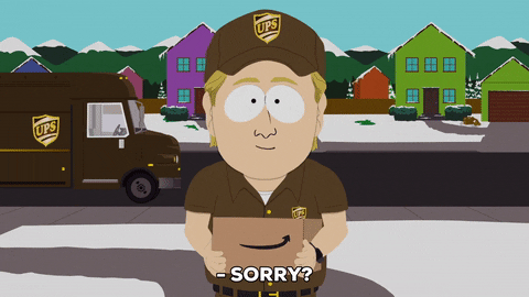 delivery truck apologizing GIF by South Park 