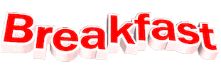 breakfast Sticker