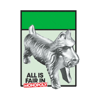 Dog Scottie Sticker by Monopoly