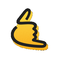 superpeer giphyupload call me hand süperpeer super peer Sticker