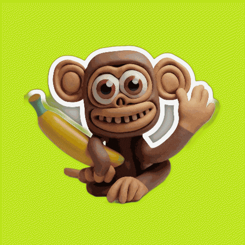 Hungry Monkey GIF