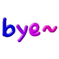 Goodbye Sticker