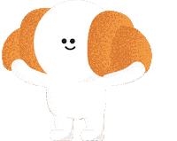 Cake Croissant Sticker by CakeTaiwan