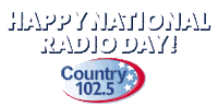 Radio Day Sticker by Country 102.5