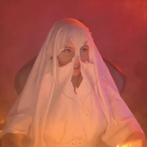 Cute Girl Halloween GIF