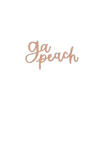 Georgia Peach Sticker