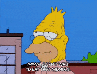 Hungry Season 9 GIF by The Simpsons