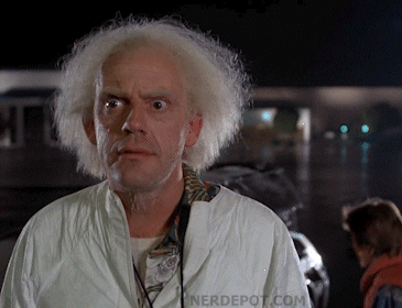 nerdepot giphyupload reaction reaction gif back to the future GIF