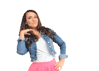 girl no Sticker by Miss Evangeline