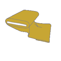 kapelusch pfeil blume schere stoff Sticker