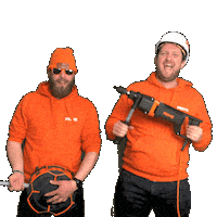 Orange Helm Sticker by Primo