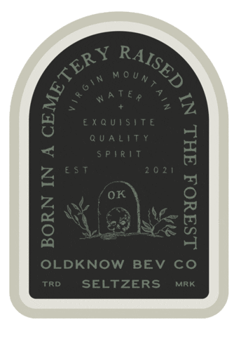 OldknowBevCo atlanta forest vodka gin Sticker