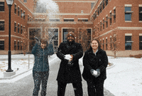 Let It Snow GIF by UW-La Crosse