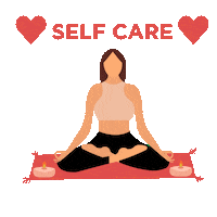 Yoga Self Care Sticker by Simple Organic Beauty