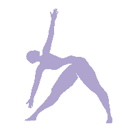 Triangle Pose Trikonasana Sticker by 4F_official