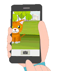 Mobile Phone Cat Sticker by Teachtoday