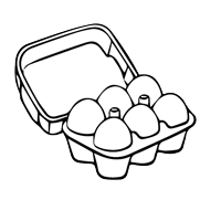 DeerRunFarmMD drf chicken egg colorful eggs chicken eggs Sticker