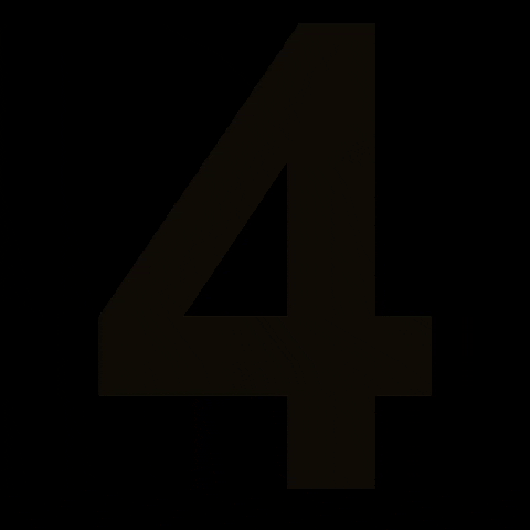 lorenaknnot 4 number four numero GIF