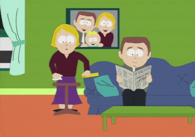 butters stotch cleaning GIF by South Park 