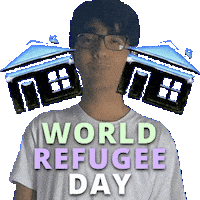 World Refugee Day Sticker