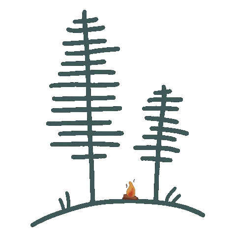 Fire Camping Sticker