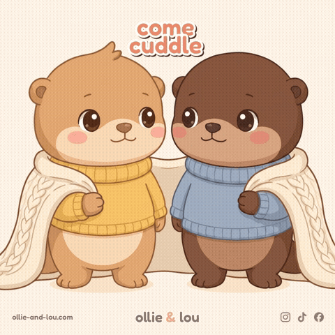 Cute Otter Come Here GIF by Ollie & Lou