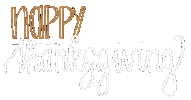Thanksgiving Peach Sticker