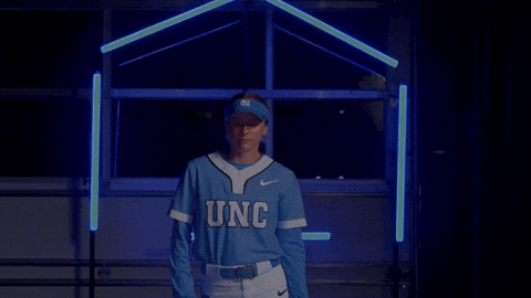 Serious Softball GIF by UNC Tar Heels