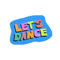 Lets Dance Dancing Sticker by Eleanor Bowmer