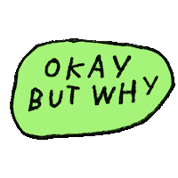 Confused Talking Is Hard Sticker by Adam J. Kurtz