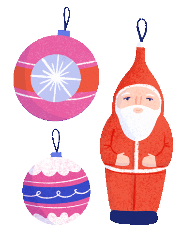 Christmas Tree Party Sticker by Bett Norris