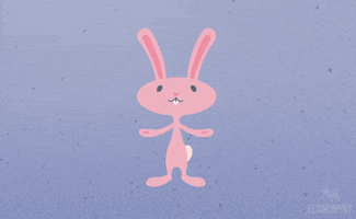 Easter Bunny Love GIF by Ecard Mint