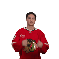 Thumbs Up Sticker by NHLBlackhawks