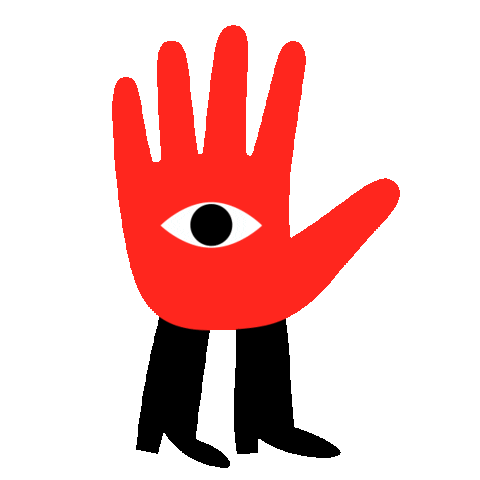 High Five Man Sticker