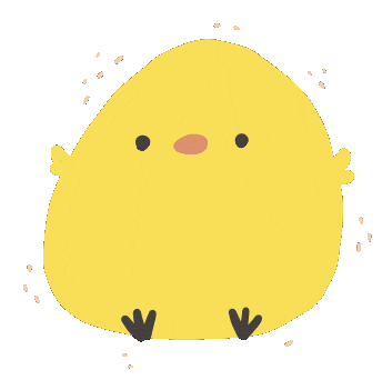 Baby Chicken Sticker by whee