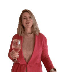 kikapeppermint hiii kika peppermint olarrr hi rose wine Sticker