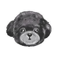 Sad Dog Sticker