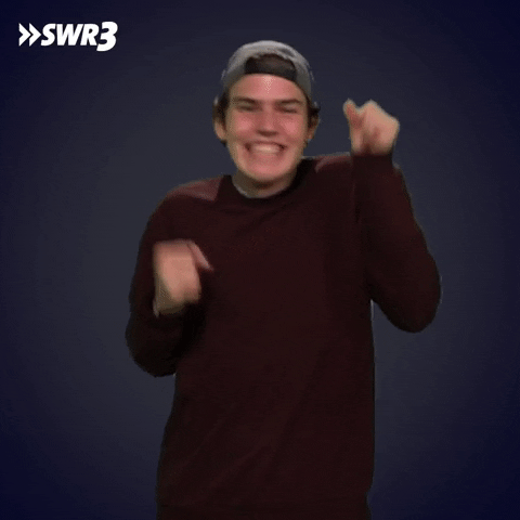 Excited Thanks GIF by SWR3
