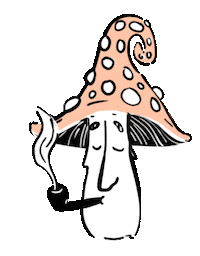 Autumn Mushroom Sticker