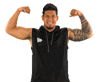 Flexing National Football League Sticker by NFL