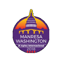 America Washington Sticker by ADIFOLK