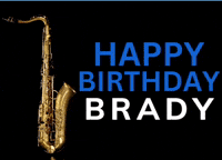 Happy Birthday Saxophone GIF