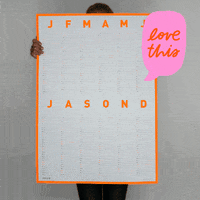 FOXANDPOET 2020 calendar kalender GIF